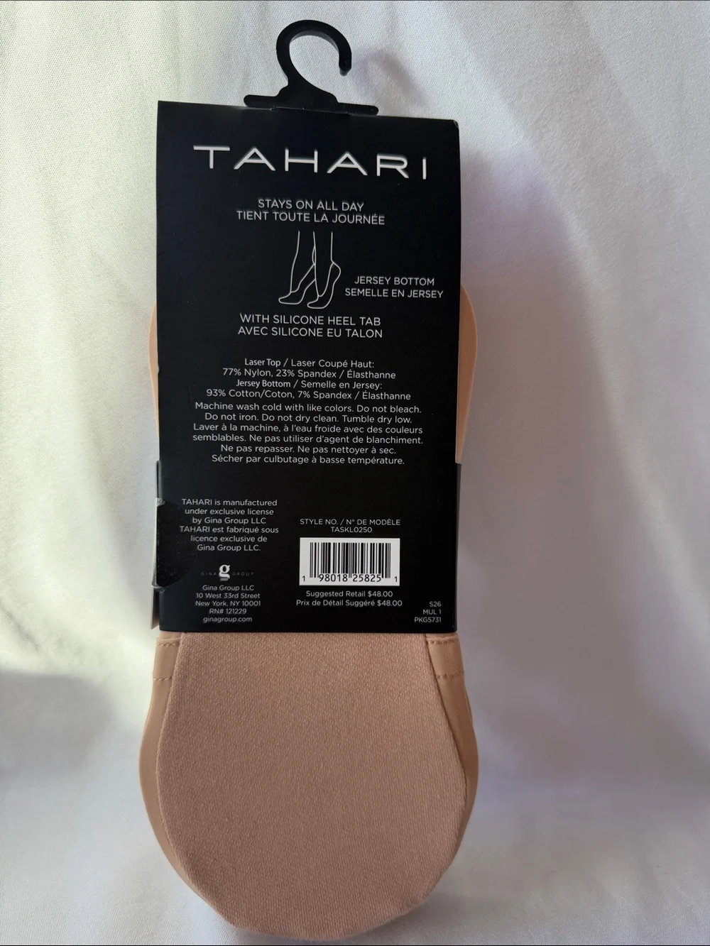 Tahari Nude Low-Cut No-Show Liner Socks - Beige Tone (5 Pack)